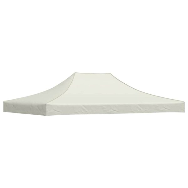vidaXL Toit de tente de réception 4 5x3 m Crème 270 g/m²