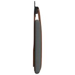 vidaXL Tête de lit suspendue Gris foncé PU antique
