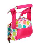 Bayer Chic 2000 853-17 - Sac à langer pour poussettes de poupées - Bulles colorées