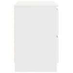 vidaXL Meuble TV blanc 60x35x54 cm bois d'ingénierie