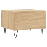 vidaXL Table basse chêne sonoma 50x46x35 cm bois d'ingénierie