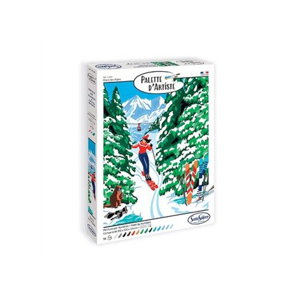 Palette d'artiste - Dans les Alpes