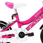 vidaXL Vélo pour enfants 12 pouces Noir et rose