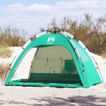 vidaXL Tente de plage 2 personnes libération rapide imperméable