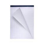Bloc bureau A5 sans couverture Quadrillé 100 Feuilles 56g CONQUÉRANT