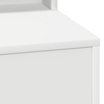 Table de maquillage vidaXL avec lumières LED blanches 50x41x135 cm