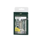 Etui de 8 Feutres Pitt Artist Pen Soft Brush Nuance de Gris FABER-CASTELL