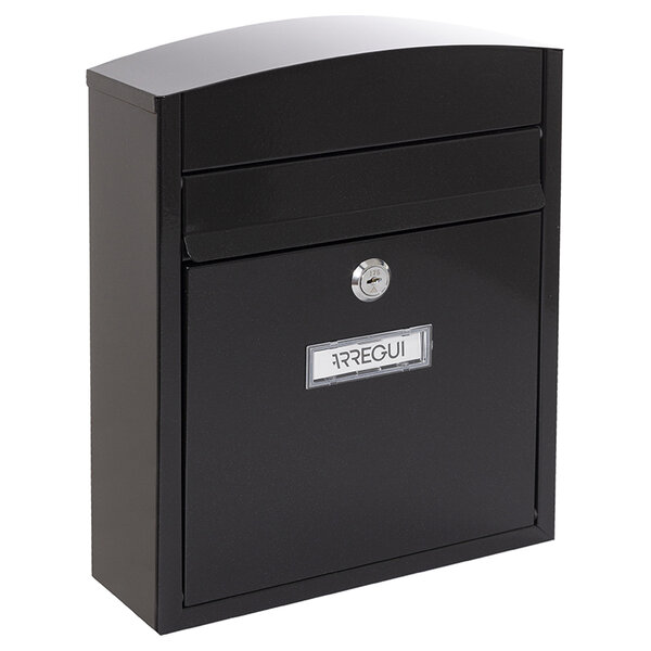 Boîte aux Lettres en Acier  Compact E5734  Anti-pluie  Noir