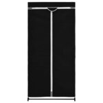 vidaXL Garde-robe Noir 75x50x160 cm
