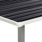 vidaXL Abri de jardin avec portes Anthracite 386x205x178 cm Acier