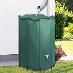 vidaXL Réservoir pliable d'eau de pluie avec robinet 1350 L