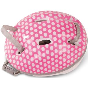 Götz Puppen 3402331 - Casque vélo points blancs poupée bébé