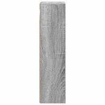 vidaXL Armoire murale de salle de bain Gris Sonoma 20 x 16 x 62 5 cm