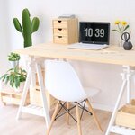 Plateau de bureau en pin massif 140 x 70 x 3 5 cm