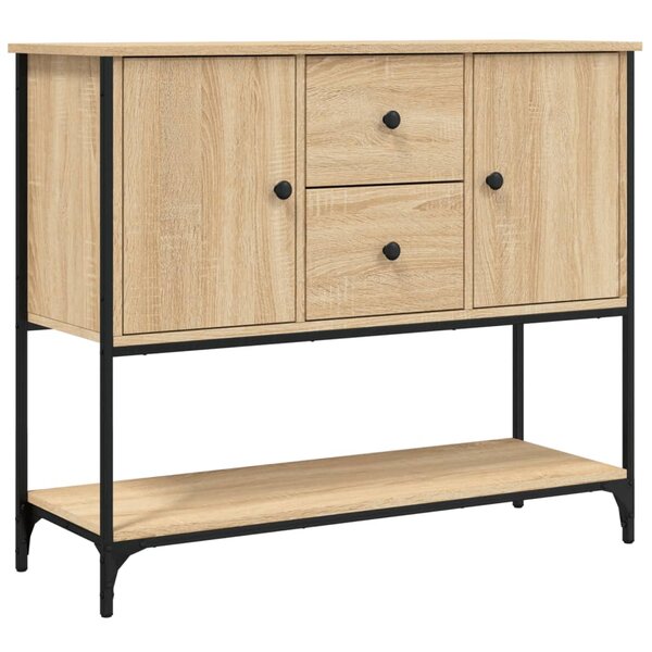 vidaXL Buffet chêne sonoma 100x36x85 cm bois d'ingénierie