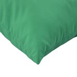 vidaXL Coussins de canapé lot de 4 vert 40x40 cm tissu