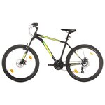 vidaXL Vélo de montagne 21 vitesses Roues de 27 5 pouces 50 cm Noir