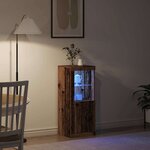 vidaXL Buffet Marron 41 x 37 x 100 cm Bois d'ingénierie