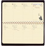 Agenda Planital Couv Plast Grainée noir 8 8 x 17 cm Quovadis