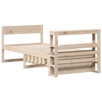 vidaXL Cadre de lit sans matelas 90x200 cm bois de pin massif