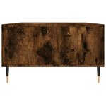 vidaXL Table basse chêne fumé 104x60x35 cm bois d'ingénierie