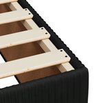 vidaXL Cadre de lit Noir 140x190 cm Velours
