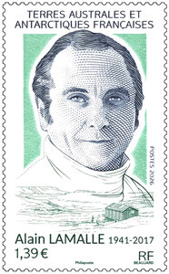 Timbre TAAF - Alain Lamalle (1941-2017)