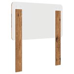 vidaXL Tête de lit Bois Ancien 90 cm Bois d'ingénierie