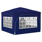 vidaXL Tente de fête pop-up 290 x 290 x 245 cm Bleu