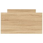 vidaXL Cadre de lit sans matelas chêne sonoma 75x190 cm