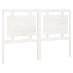 vidaXL Tête de lit Blanc 145 5x4x100 cm Bois massif de pin