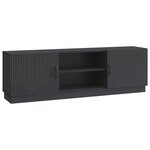 vidaXL Meuble TV Noir 150 x 31 x 47 cm Bois d'ingénierie