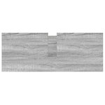 vidaXL Meuble de salle de bain lavabo tiroirs sonoma gris 90x34 5x60cm