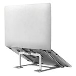 Newstar support pliable d'ordinateur portable 10"-17" argenté