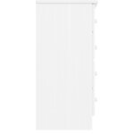 vidaXL Commode ALTA blanc 77x35x73 cm bois massif de pin