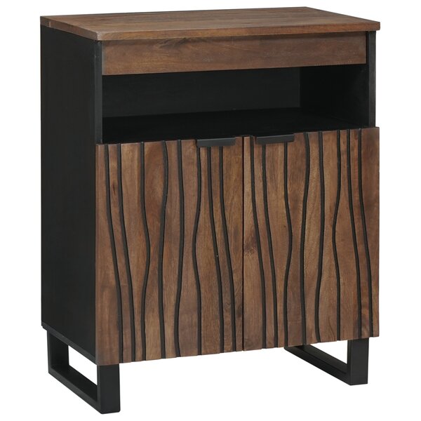 vidaXL Buffet 60 x 33 5 x 75 cm en bois massif et reconstitué