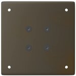 vidaXL Pieds de table de bar 4 pièces Acier naturel 90-92 cm Acier