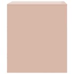 vidaXL Table de chevet rose 34 5x39x44 cm acier