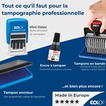 Encre tampon 801 pour Tampon Encreur 25 ml Violet COLOP