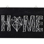 Coffret String Art - Tableau noir Home déco art filaire 30 x 22 cm