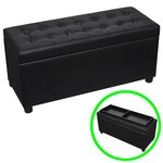 Pouf de rangement cuir synthétique 87 5 x 36 x 41 cm noir 02_0021240