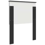 vidaXL Tête de lit avec tête de lit Chêne noir 75 cm Bois d'ingénierie