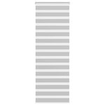 vidaXL Store zèbre gris clair largeur du tissu 80 9 cm polyester