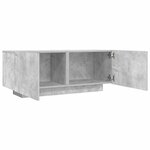 vidaXL Meuble TV Gris béton 100x35x40 cm Bois d'ingénierie