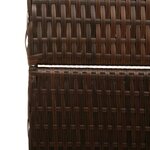 vidaXL Paravent Pliant Manuel Marron 146 x 180 cm. polyrotin