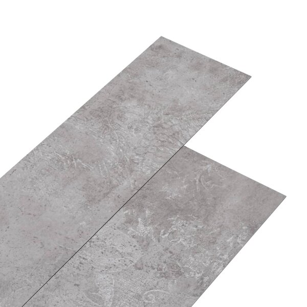 vidaXL Planches de plancher PVC Non auto-adhésif 5 26m² 2mm Gris terre