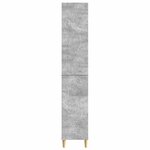 vidaXL Ensemble de Meubles 2 Pièces Gris béton Bois d'ingénierie