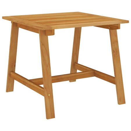 vidaXL Table à dîner de jardin 88x88x74 cm Bois d'acacia massif