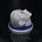 Monnaie LADY WATERFALL Wireframe Art 2 Oz Argent 2$ Niue 2026 (PRÉCOMMANDE)