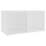 vidaXL Ensemble de meubles TV 3 Pièces Blanc Aggloméré